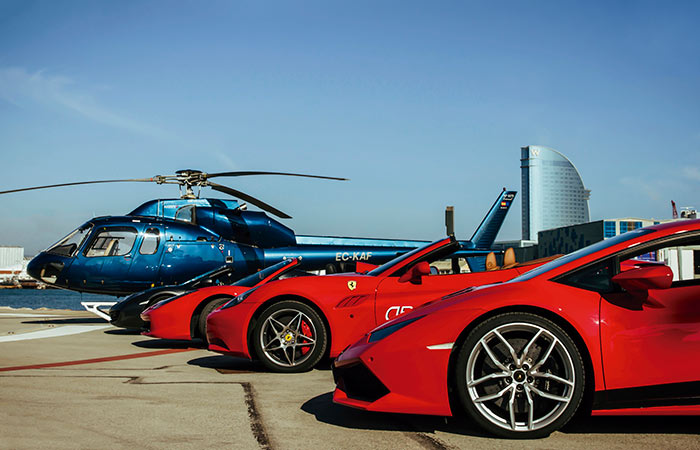 Helicopter ride Barcelona