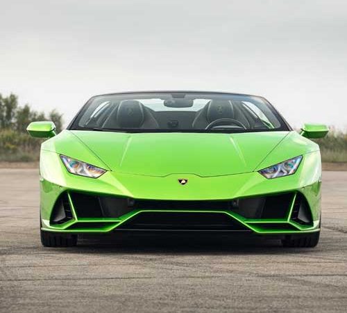 Lamborghini-Huracan-EVO-Spyder-de-frente Lamborghini-Huracan-EVO-Spyder-de-frente