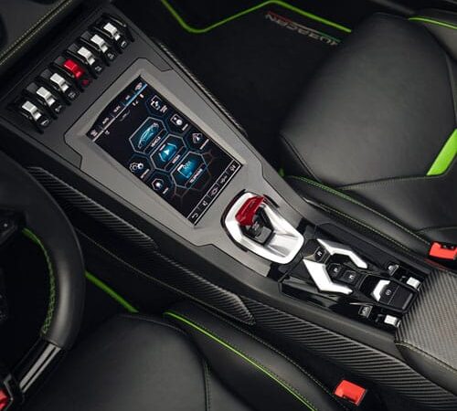 Lamborghini-Huracan-EVO-Spyder-palanca-de-cambios Lamborghini-Huracan-EVO-Spyder-palanca-de-cambios